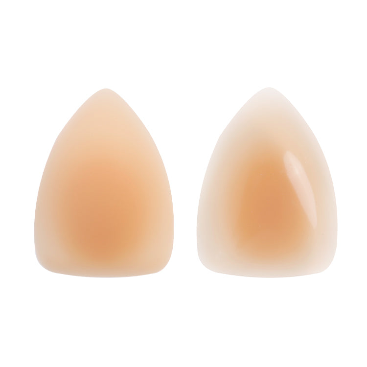 Triangle Opaque Bra Pad Reusable Skin Tone Non Glue Silicone Nipple Cover